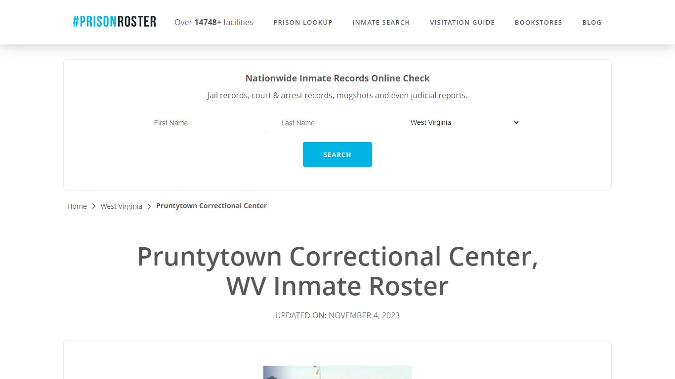 Pruntytown Correctional Center, WV Inmate Roster - Prisonroster